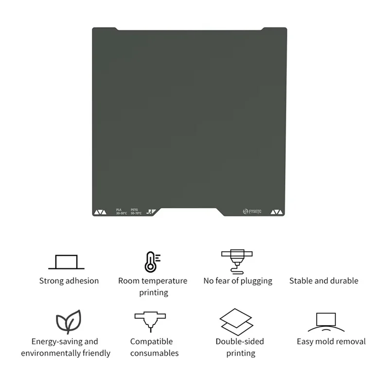 AU61-FYSETC Cryonix アップグレードビルドプレート Bambu Lab H2D 3Dプリンター用 簡単印刷 スチールシート