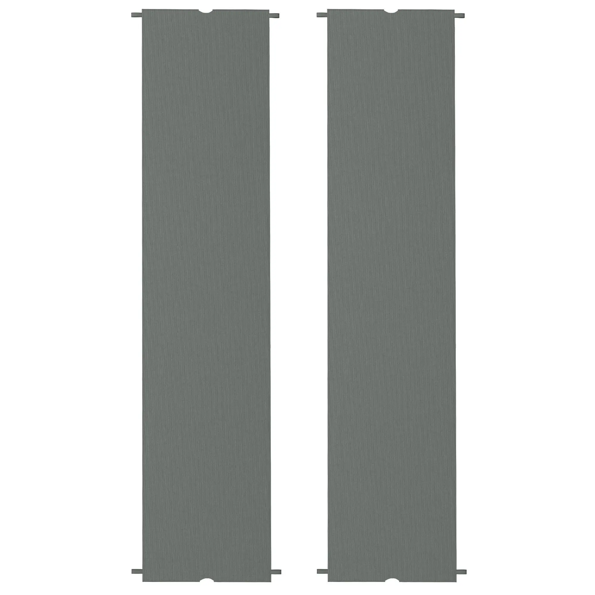 

For Outsunny 2 Pcs Pergola Replacement Canopy, UV Protection Pergola Shade Cover, Easy to Install, for 10 x 10ft Pergola, Dark G