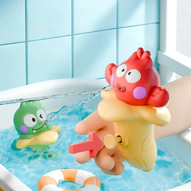Summer Children Water Spray Gun Cartoon Animals Kids Swimming Pool Sand Beach Water Guns Toys Cute Water Spray Interactive Toys