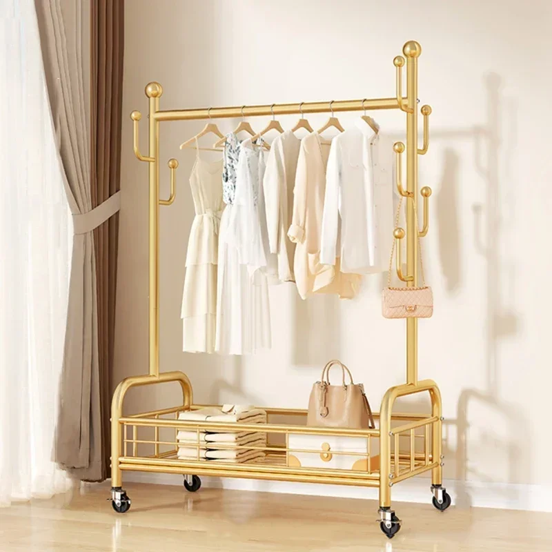 s*-Germany Floor Coat Racks Simple Bedroom Balcony Vintage Coat Racks Library Living Room Ropa Plegable Furniture./