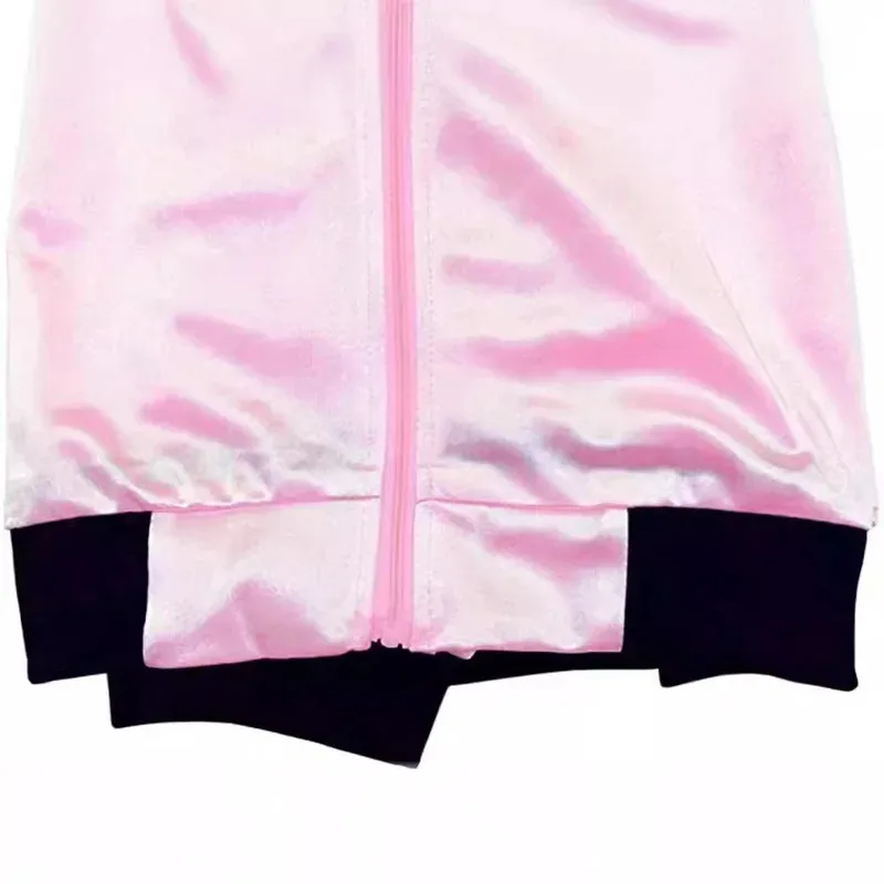 Sky06-abrigo rosa para niña, traje de baile de maquillaje, vestido de actuación, vestido de fiesta, Halloween, Carnaval, satén, Festival, Dress66lU &