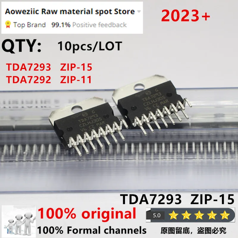 Aoweziic 2023+ 100% New Imported Original TDA7292  ZIP-11  TDA7293  TDA7293V   ZIP-15  Linear Audio Aamplifier Chip