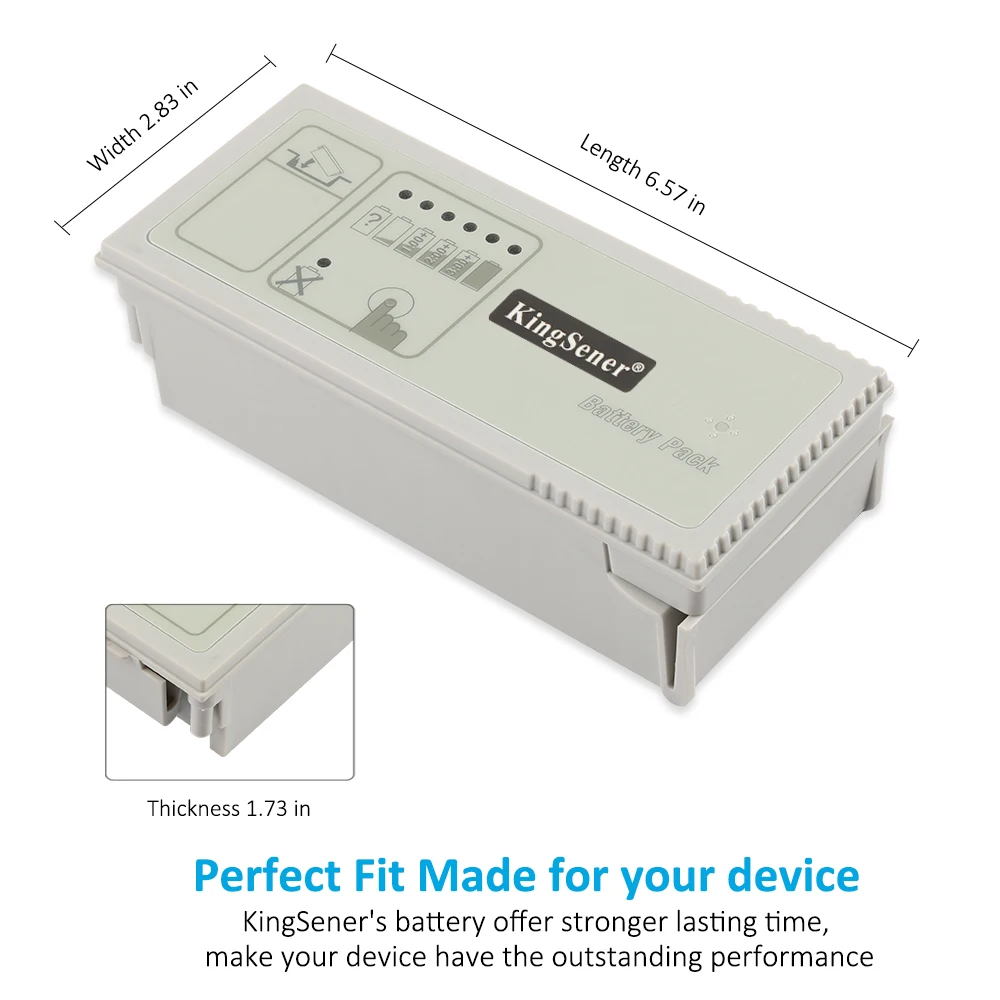 Imagem -04 - Kingsener Ref 80190535-01 Bateria Médica para Zoll Série r Série e Monitor Desfibrilador 10.8v 5.8ah Substituição