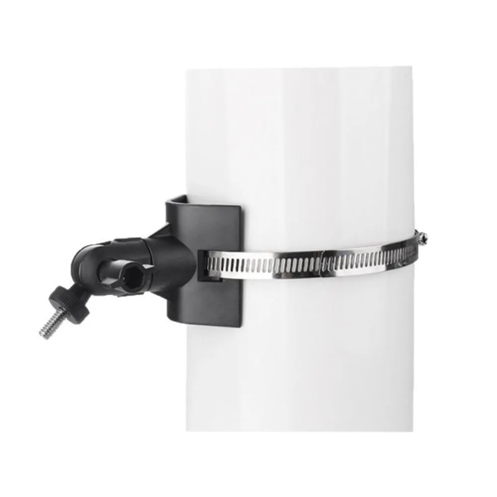 Plastic Camera Pole Mount Bracket Metal Clamp Universal Camera Mount Stand Rust Resistant Adjustable for Arlo/Wyze/Eufy cam