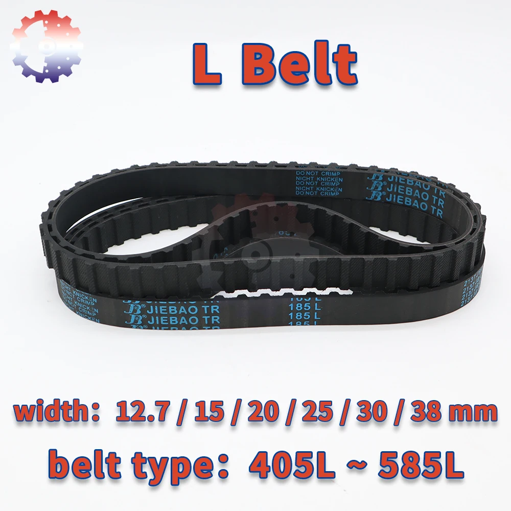 

405L to 585L L Timing Belt Width 12.7mm 15mm 20mm L Synchronous Drive Belts 25mm 30mm 38mm Closed Loop Belt L Timing Rubber Belt