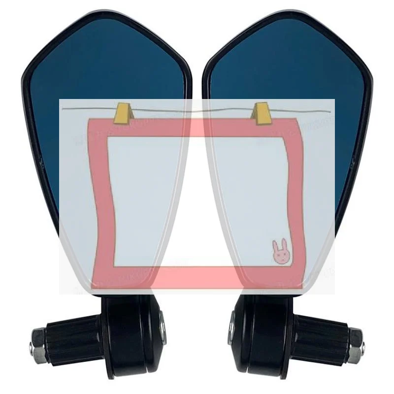 

Универсальное зеркало для мотоцикла, зеркало заднего вида на руле, боковое зеркало, рождественское украшение для мотоцикла, зеркало заднего вида