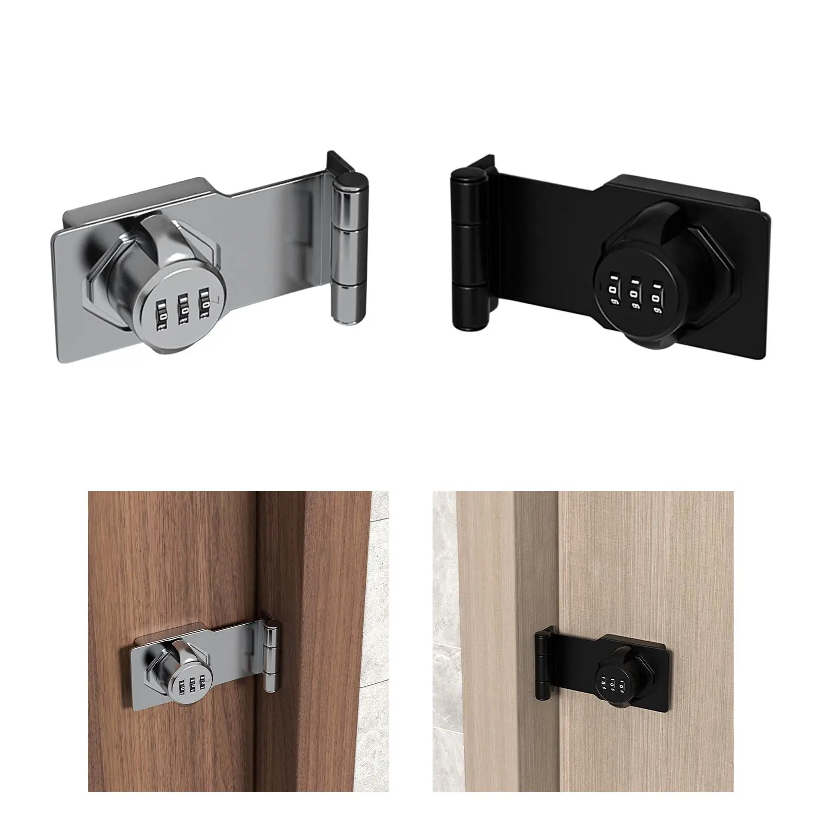 3 Digit Combination Cabinet Lock Password Lock for Drawer Restaurant