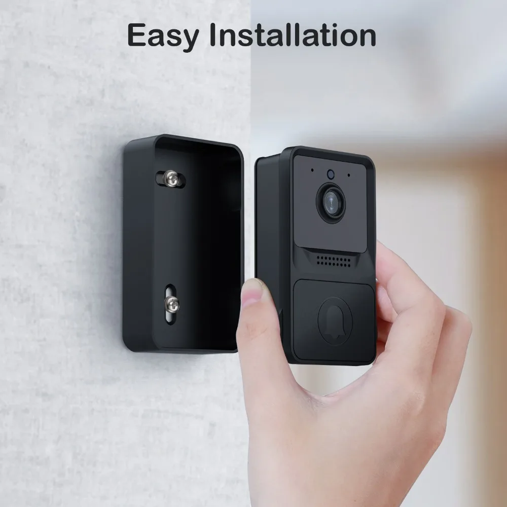 Outdoor HD Camera Security Door Bell Wireless Doorbell WiFi Night Vision Video Intercom Voice Change For Home Monitor Door Phone