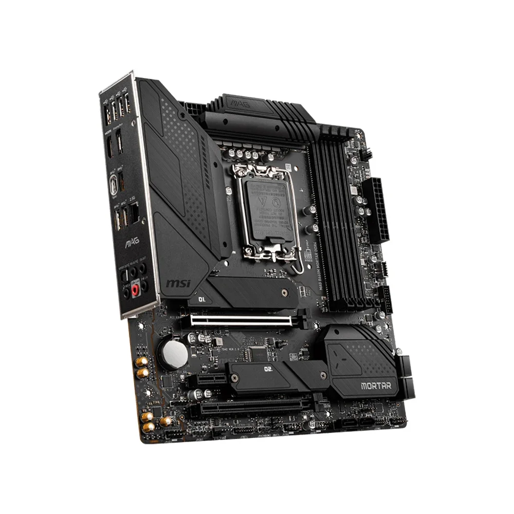 Материнская плата MSI MAG B660M MORTAR с поддержкой i5-12400F i5 12400F 12100F ЦП DDR4 5333 МГц 192 ГБ NVME M.2 PCle 4,0 LGA1700 Материнская плата