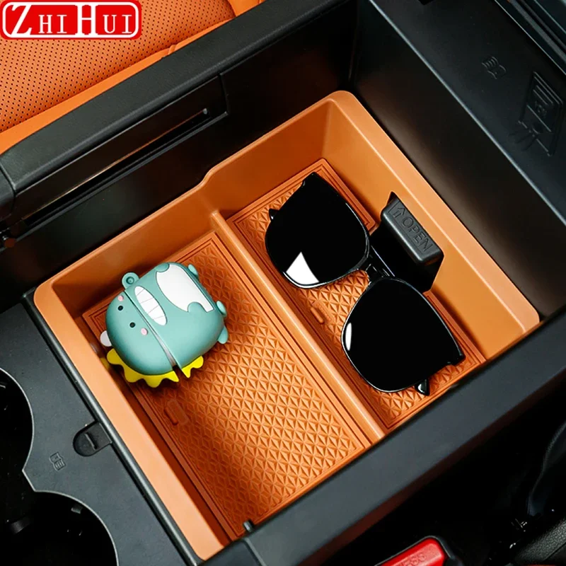 For Haval H9 II 2024 2025 2nd Gen Car Styling Armrest Storage Box Interior Central Control Storage Box Auto Accessories