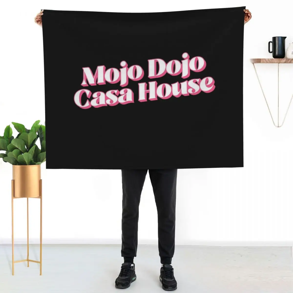 

Mojo Dojo Casa House Throw Blanket Ultra Plush Cozy Blanket for Napping Sleeping