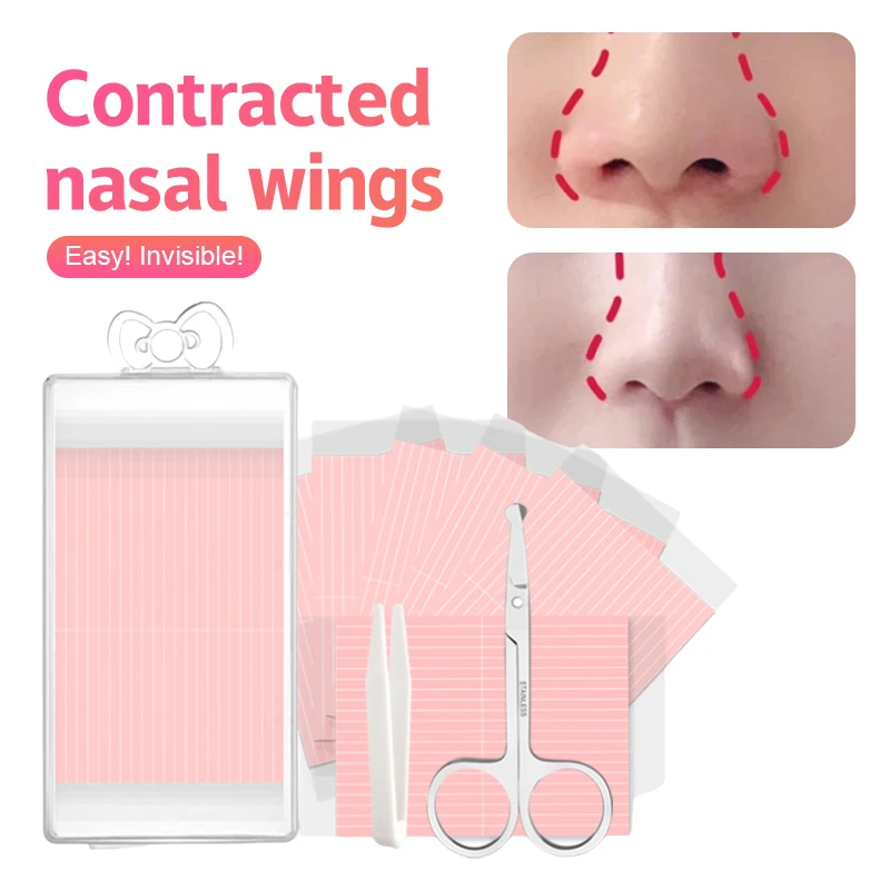 Disposable Transparent Invisible Thin Nose Stickers For Nose Face Skincare Beauty Ultra Thin Paper Facial Beauty Salon Product