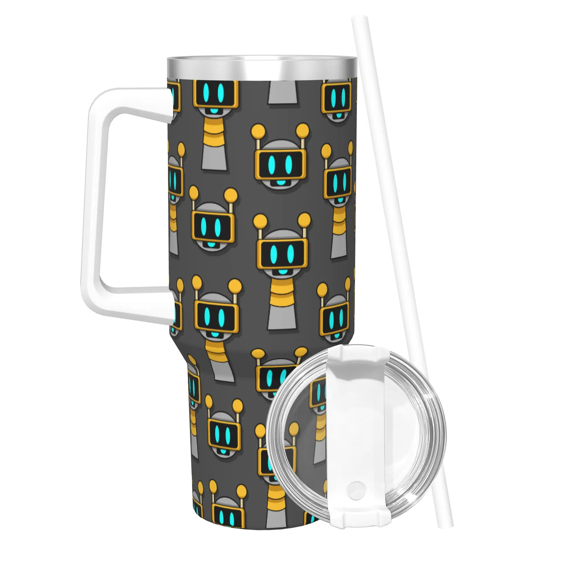 40OZ Stainless Steel Tumbler Cartoon Sprunki Game Thermal Cups  Portable Cold and Hot Mugs Cup Travel Water Bottle