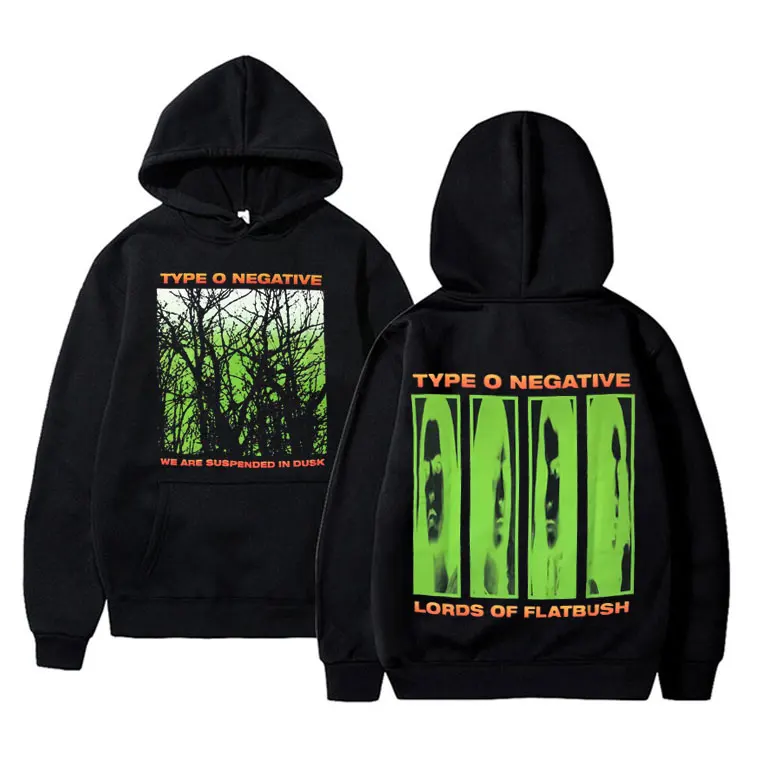 Type O Negative We Are Suspended Is Dusk Hoodie Lords of Flatbush Hoodies Men Women Rock Vintage Oversized Sweatshirt Pullover