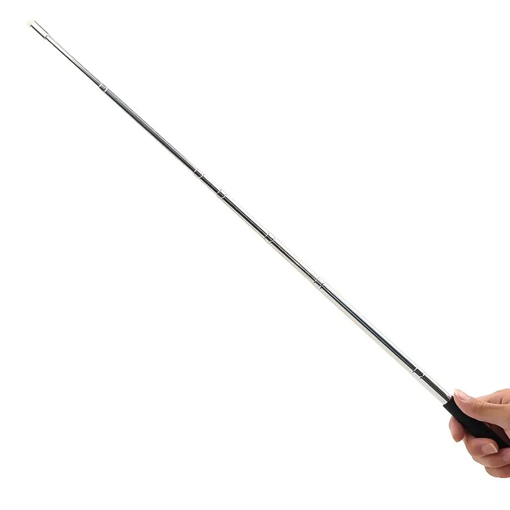 Screen Pen Teaching Tools Stainless Steel Handheld Presenter Telescopic Rod Retractable Teaching Stick Whiteboard Pointer Pen