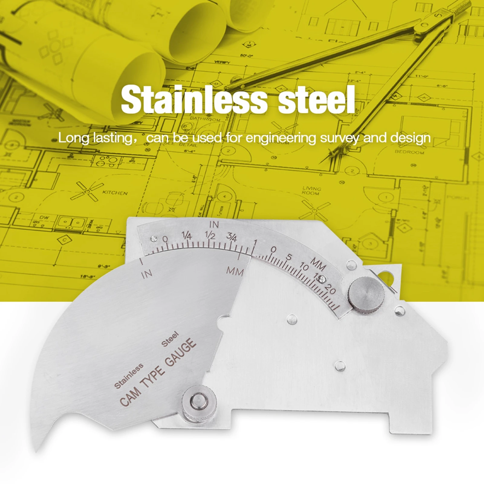 

MG-8 Bridge Cam Сварочный калибр Сварные поверхности Совместное соединение Филе Нога Горло Датчик Сварка подъемной гией Сварочный калибр Гима