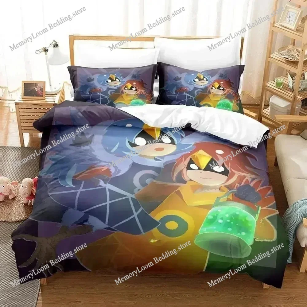 3D Game OneShot Bedding Set Single Twin Full Queen King Size Bed Set Adult Kid Bedroom Duvet cover Sets Anime Bed Sheet Set