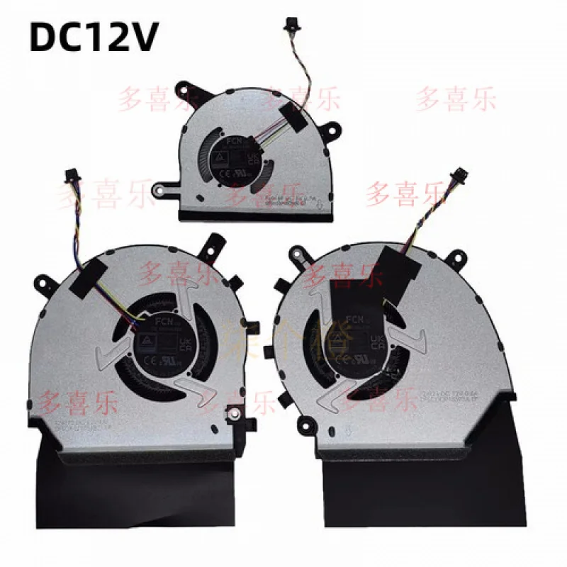 

QQ оригинал для ASUS ROG Strix G16 G615 G635 охлаждение три вентилятора DC12V