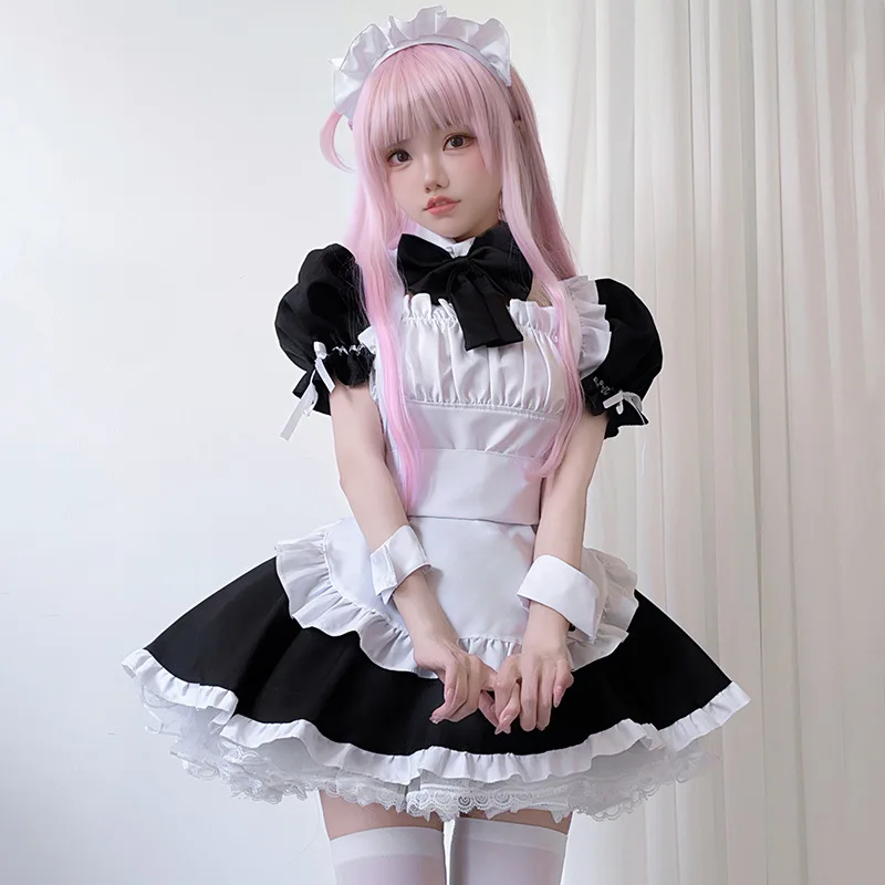 

Костюм горничной Hitori Otonashi Bocchi The Rock! Костюм Aoi Ichiyoshi Ryo Yamada Kita Косплей Костюм