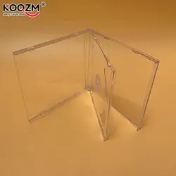 Clear Bottom CD Box Double Disc Black Bottom CD Empty Box Transparent Bottom Double-sided CD Box CD Case PP CD Bag For 2 Discs