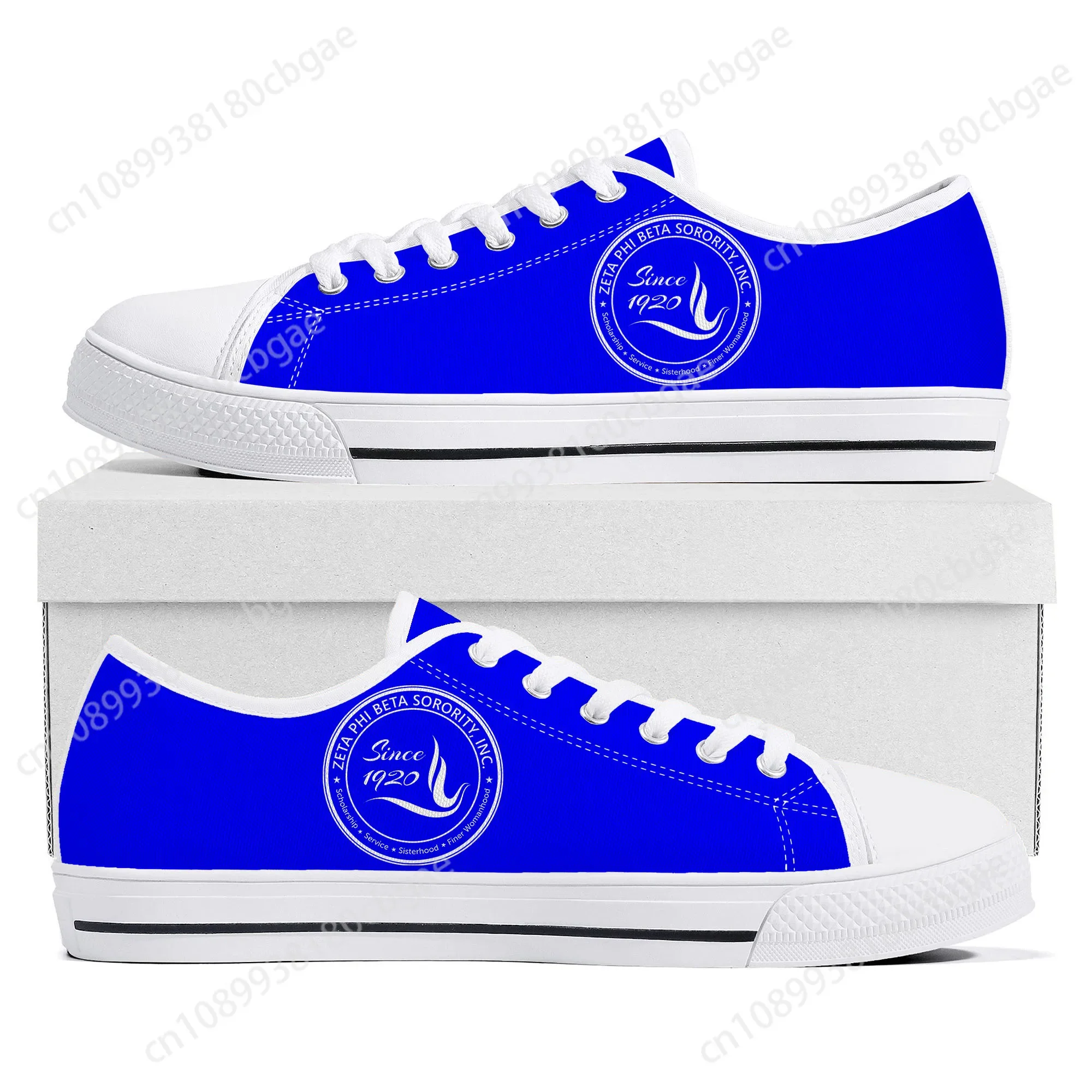 

zeta Sorority ZPB 1920 Low Top Sneakers phi beta Mens Womens Teenager Canvas Sneaker Casual Custom Made Shoes Customize Shoe