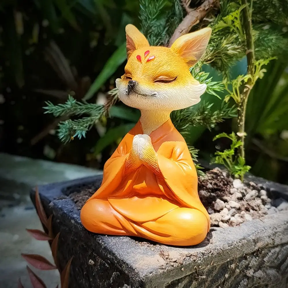 

Resin Little Statue Cute Exquisite Animal Sculpture Decorative Simulated Garden Miniatures Figurine Flowerpot