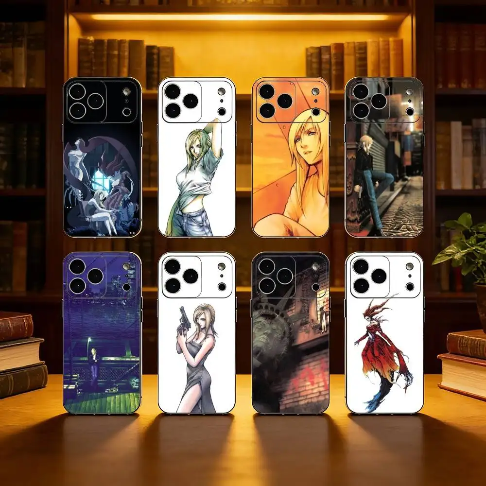 

Чехол для телефона G-Game P-PARASITE EVE для iPhone 17,16,15,14,13,12,11 Plus, Pro Max, черный силиконовый чехол