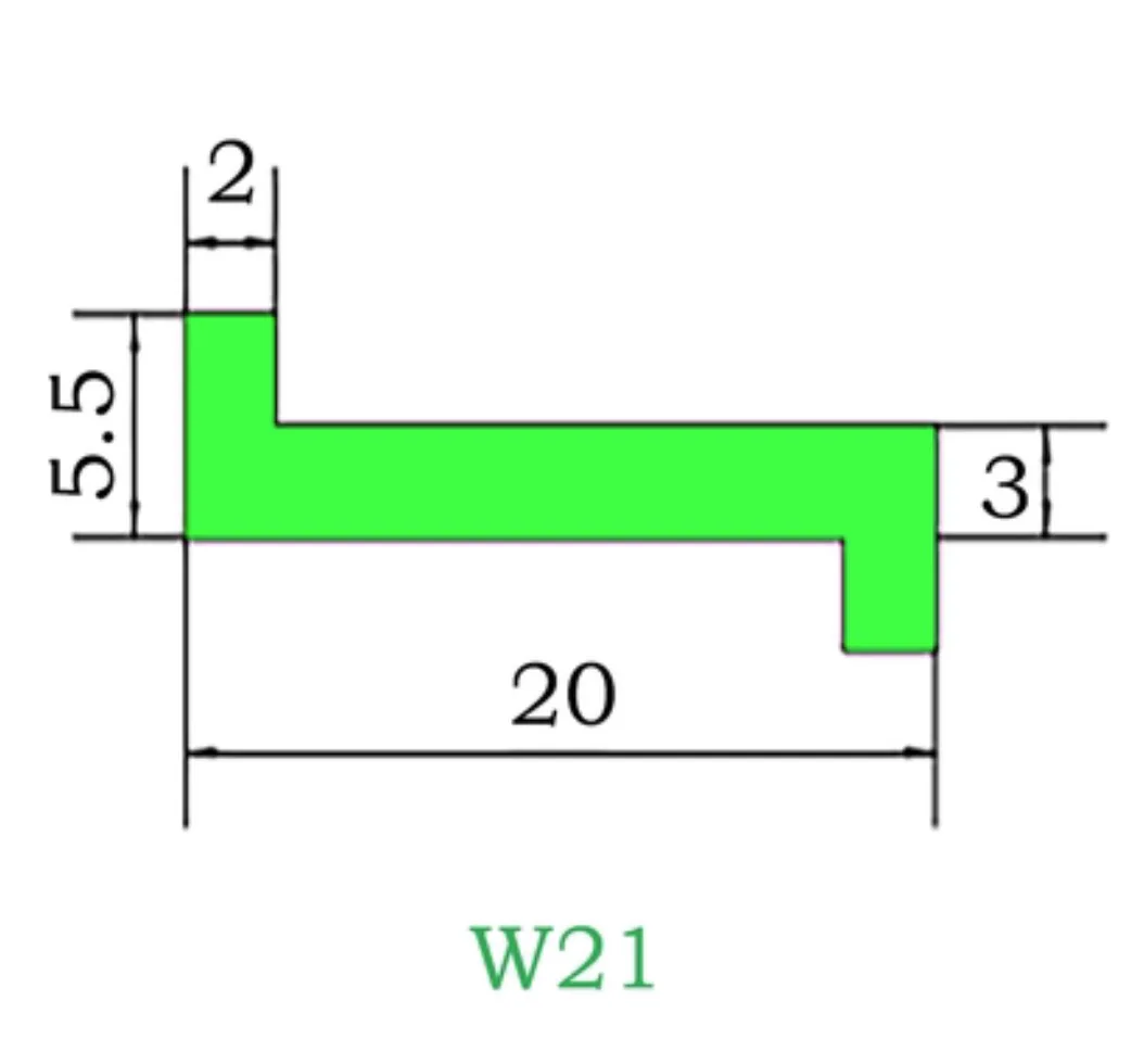 Tira Plástica do Coxim dos Acessórios do Transporte da Placa Chain da Tira do Forro do Guia do Polímero de 10 Medidores Rolo