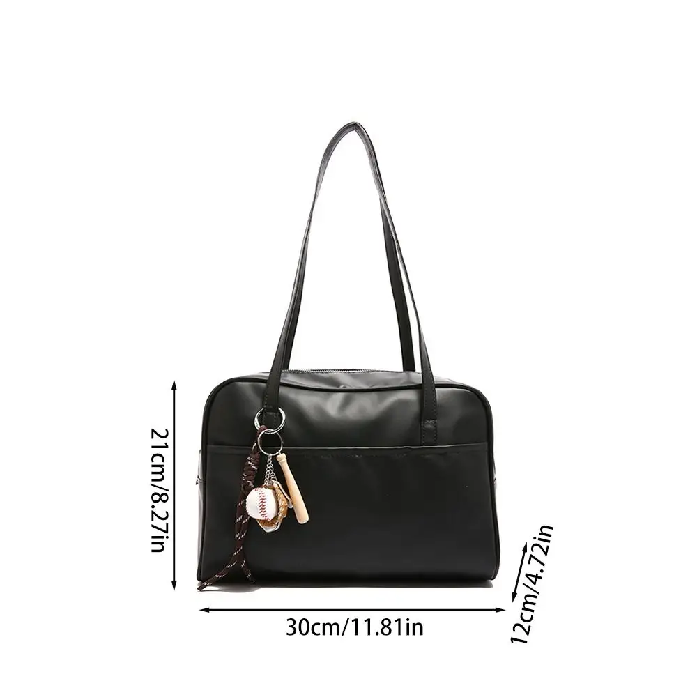 New PU Leather Shoulder Bag Large Capacity with Pendant Crossbody Bags Tote Bag Women image 6
