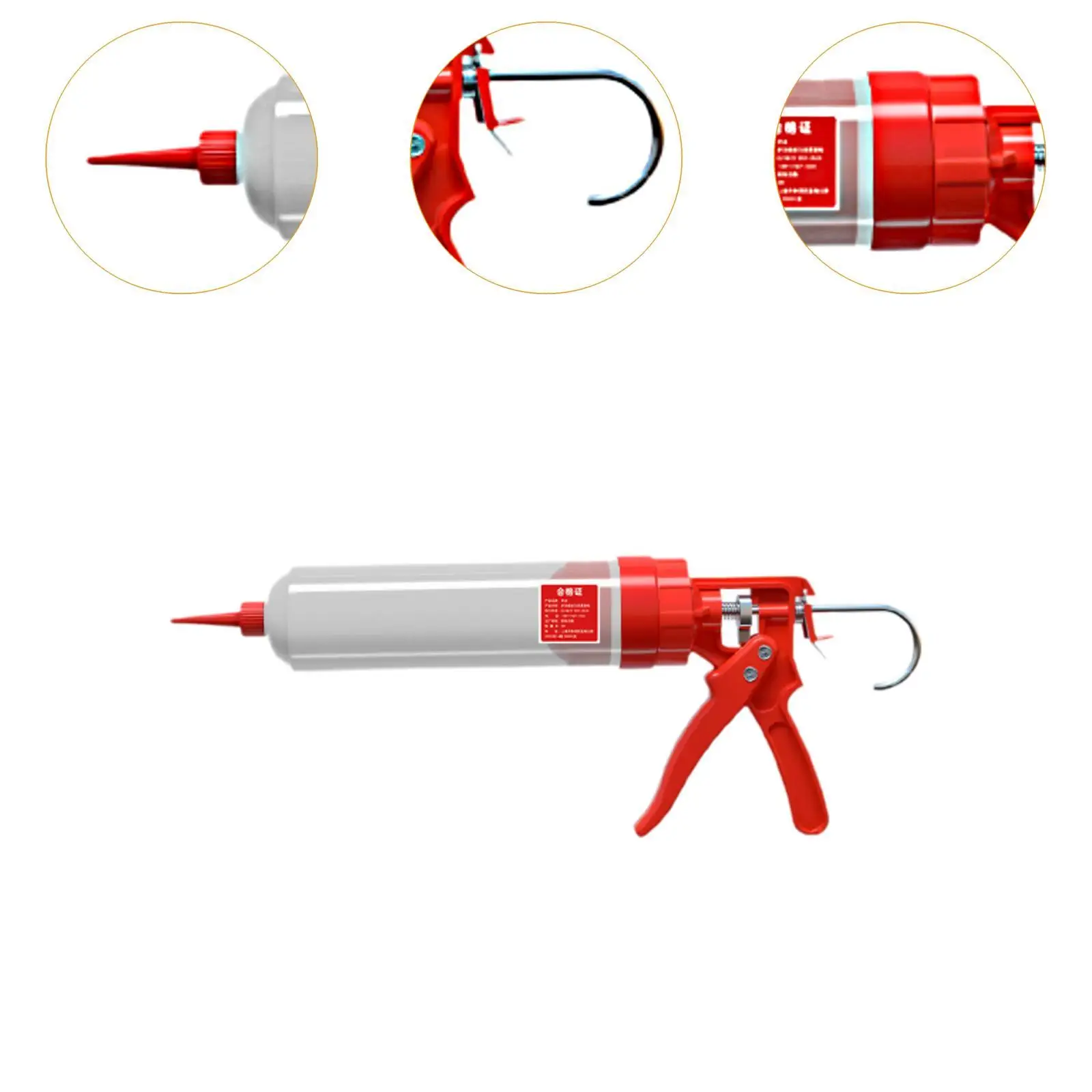 Strumento per mastice Strumento per incollaggio manuale portatile con azionamento manuale per finestre in silicone epossidico