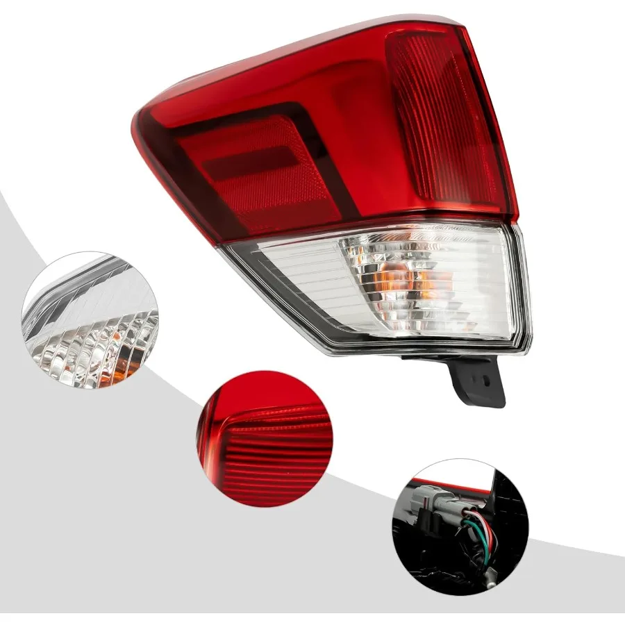 الذيل ضوء الجمعية صالح ل 2019 2020 2021 سوبارو فورستر مصابيح الفرامل الخلفية استبدال المباشر اليسار سائق الجانب مجموعة مصابيح L