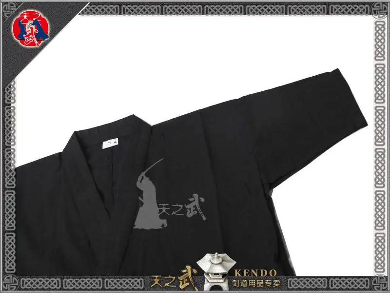 Iaido Uniform Underwear Cotton White Black Japanese Martial Art Samurai IAIDO Shitagi GI Gusoku Shita
