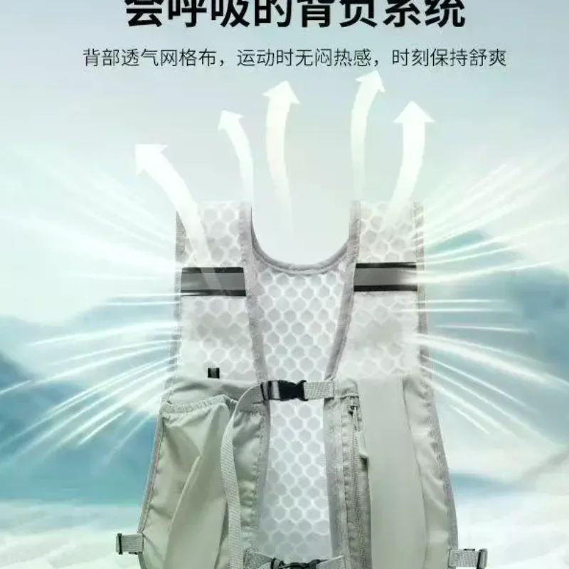 Factory Sales Running Hydration Vest Backpack For Hiking Cycling Marathon Lightweight Water Chest Pack With Phone Storage Pocket