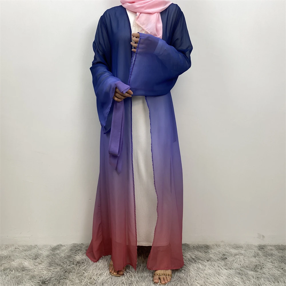 2024 New Dubai luxury Abaya Muslim Women Kimono Cardigan Open Robe Casual Islam Party Clothing Elegant modest vestidos de noche