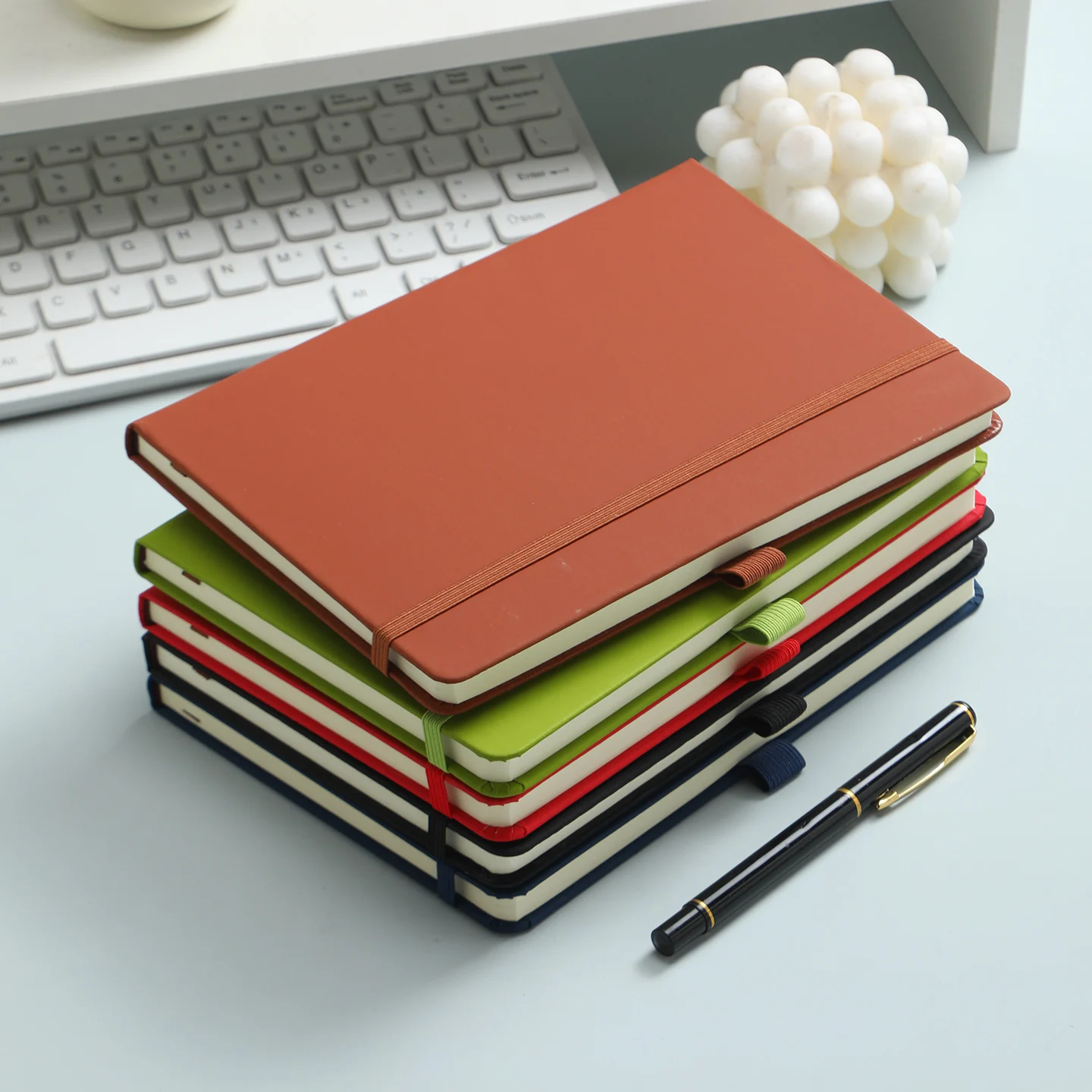 Journal Leather Hardcover - 3 Cadernos de Capa Dura em