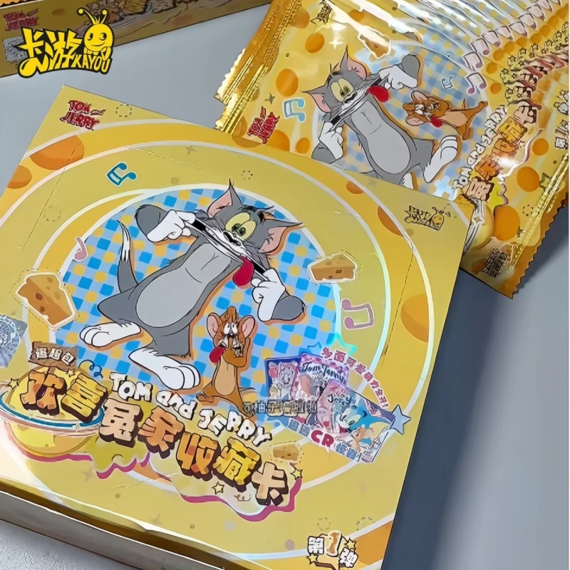 

Горячая подлинная карта Kayou Tom And Jerry Tell It To The Judge, разнообразный пакет, серия анимационных игр, коллекционные карты, игрушка в подарок, вся коробка