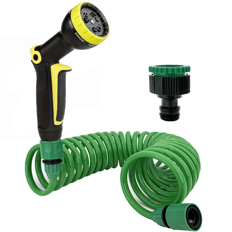 

Садовая шланговая трубка из ЭВА, 7.5-30 м, для портативной автомойки, садовая пружинная трубка, принадлежности для полива