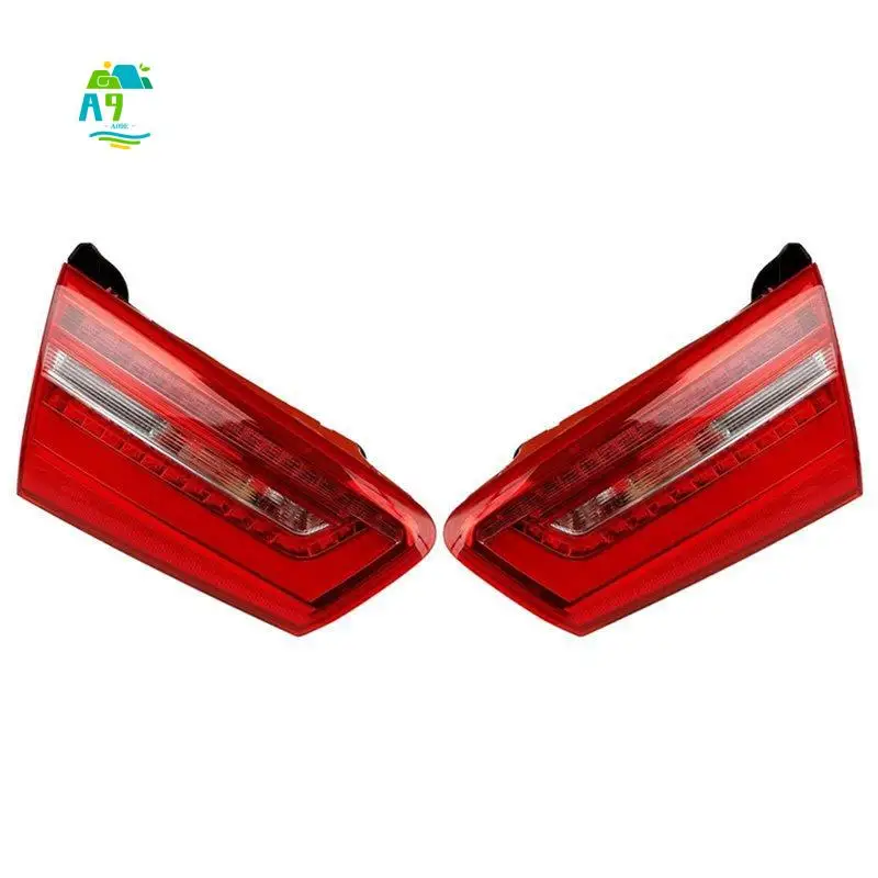 A09E-1 Pair For A6 C7 Sedan 2010-2015 Car Rear Inner LED Tail Light Brake Lamp Warning Signal Light 4GD945093 4GD945094