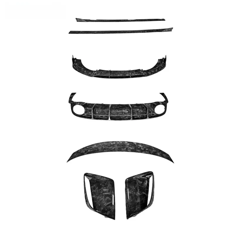 Applicable to RS7-Fit Premium Forged Carbon Body Kit (Bumper + Side Skirts + Rear Spoiler)