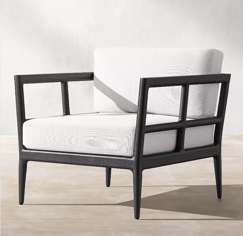 #Green New Arrival Outdoor Furniture Aluminum Single Sofa