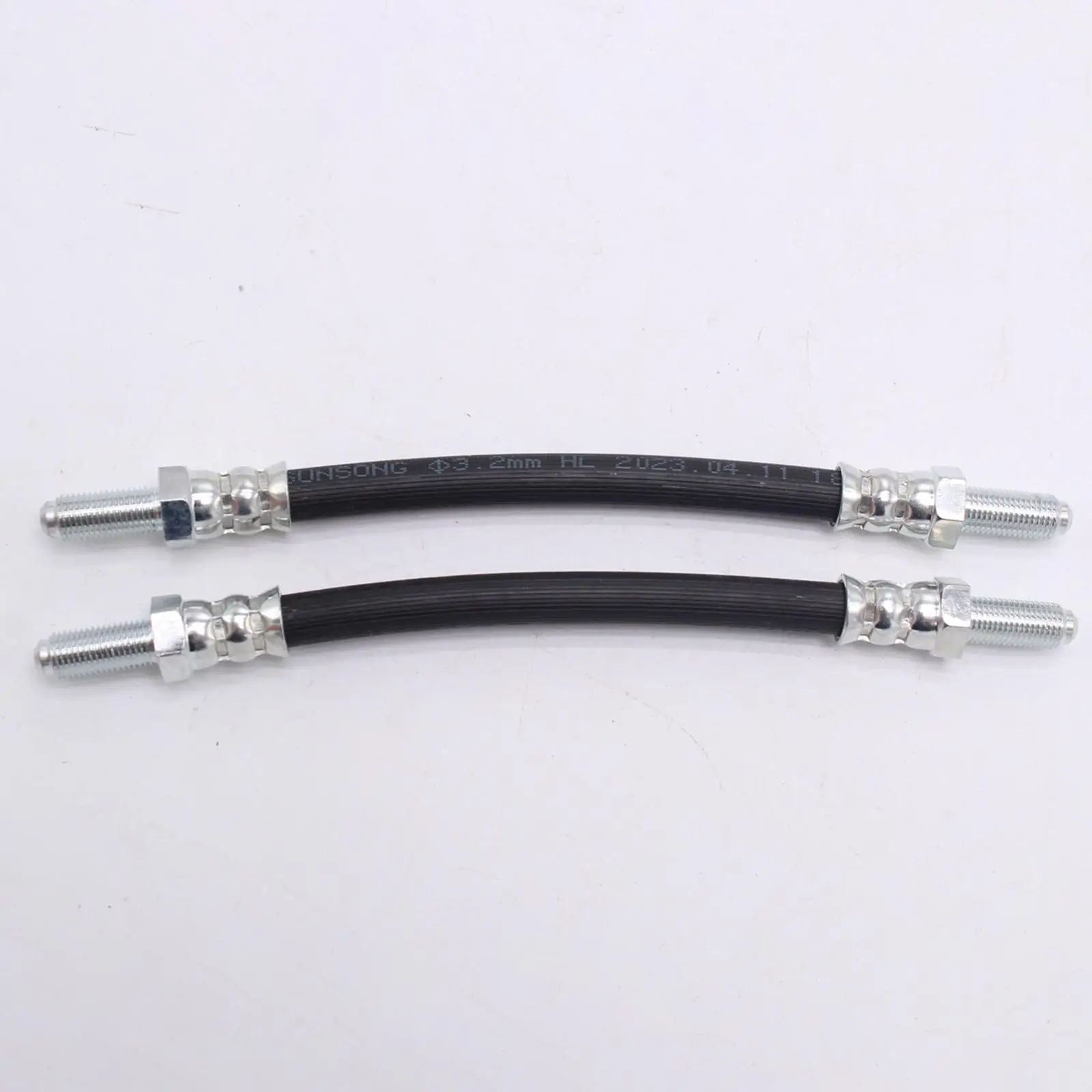 

2 Pieces Car Rear Brake Hoses Flexible Brake Line Gbh250 High Reliability Wear Resistant Repair Part Replaces Brake Tube Set