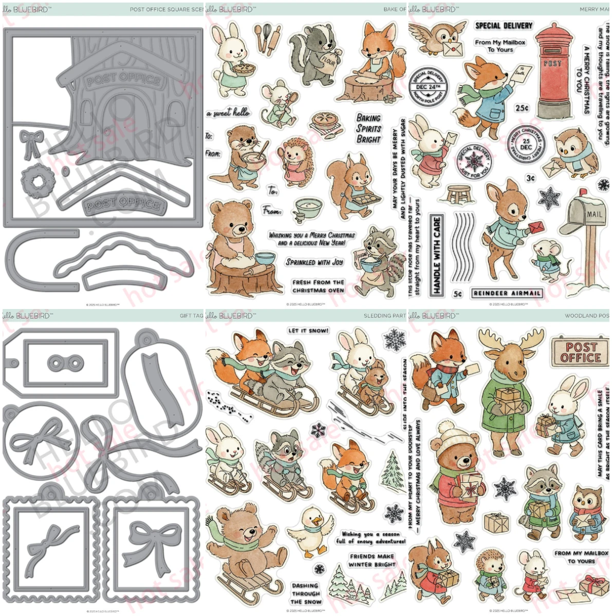 

Sledding Party Gift Tags Die Metal Cutting Dies Scrapbook Diary Decoration Stencil Embossing Template DIY Greeting Card Handmade