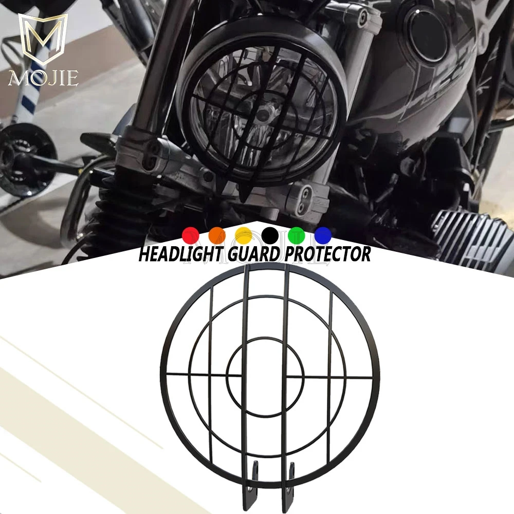 Motorcycle Headlight Guard Protector Grille Cover Part For BMW R NINE T RNineT R9T R 9 T Racer Pure Urban GS Scrambler 2014-2025
