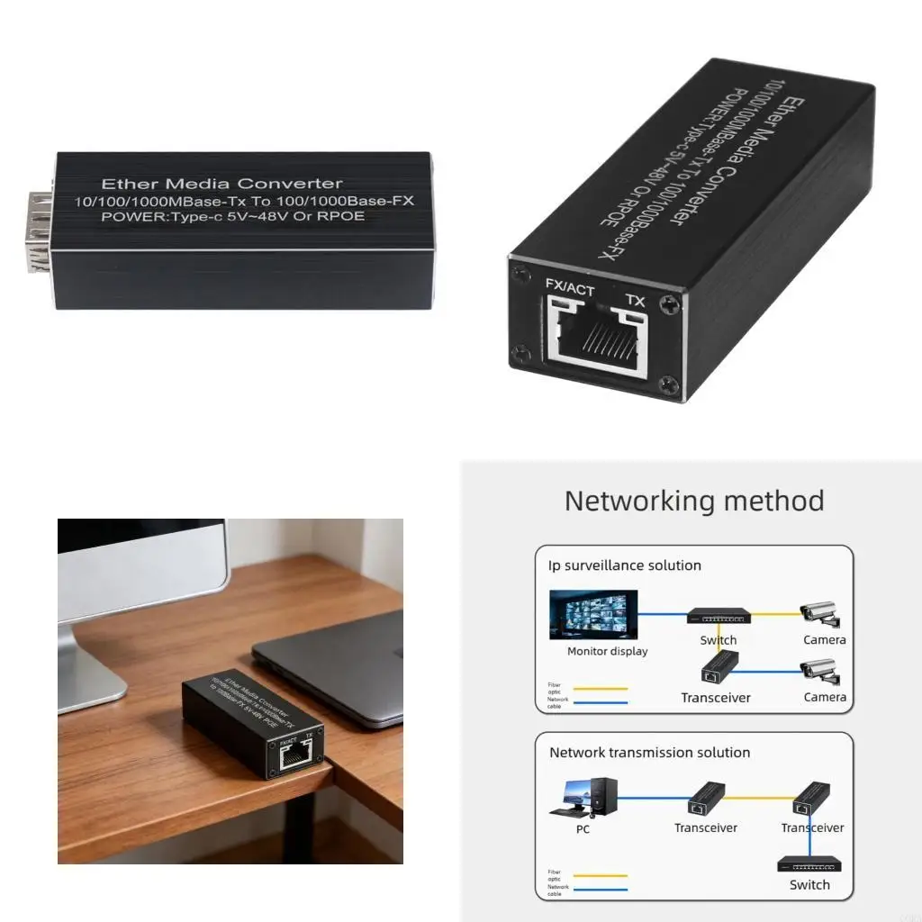 

Медиаконвертеры волокна алюминиевого сплава CORA работают со стандартным оптическим модулем SFP