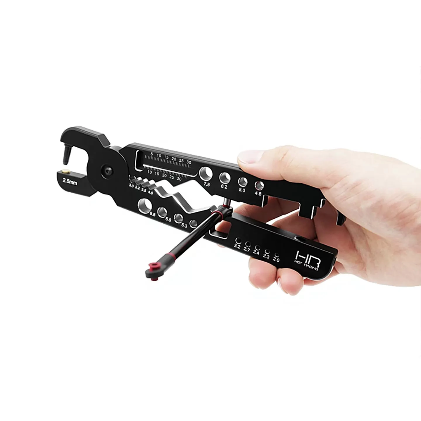Hot Racing SDP868MT CNC Aluminum Multi-Function Pliers Shock Tool for RC Car