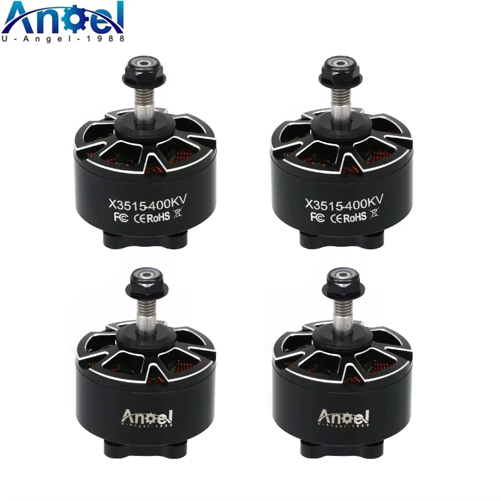 

4pcs/lot UAngel 3515 X3515 400KV 580KV 700KV Brushless Motor For Outrunner Multirotor Quadcopter More Stable RC FPV Drone Parts