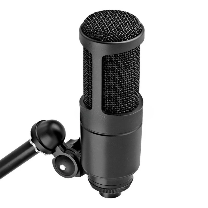 microphone, condenser microphone, full set of sound card, audiobook for singing and live broadcast, recording equipment