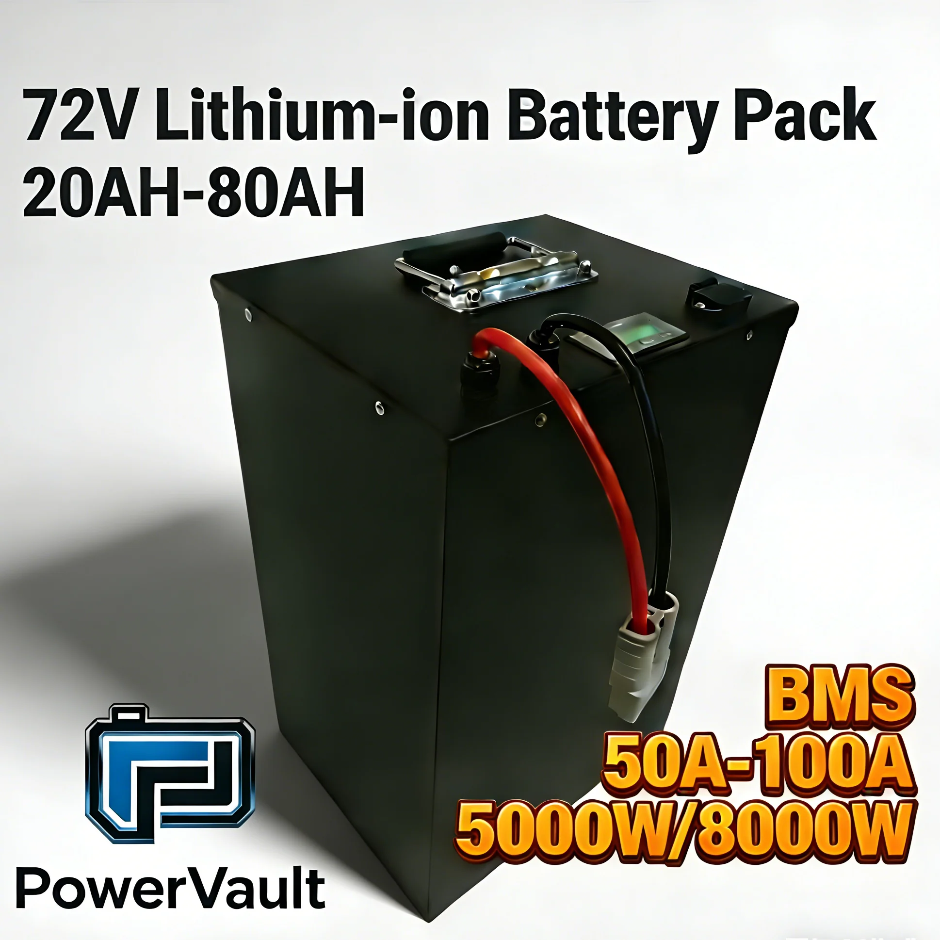

72V 20Ah 30Ah 40Ah 50Ah 60Ah 70Ah 85Ah Li-Ion Battery Pack Built-in BMS High Power for Surron E-Bike & Electric Dirt Bike 5000W-
