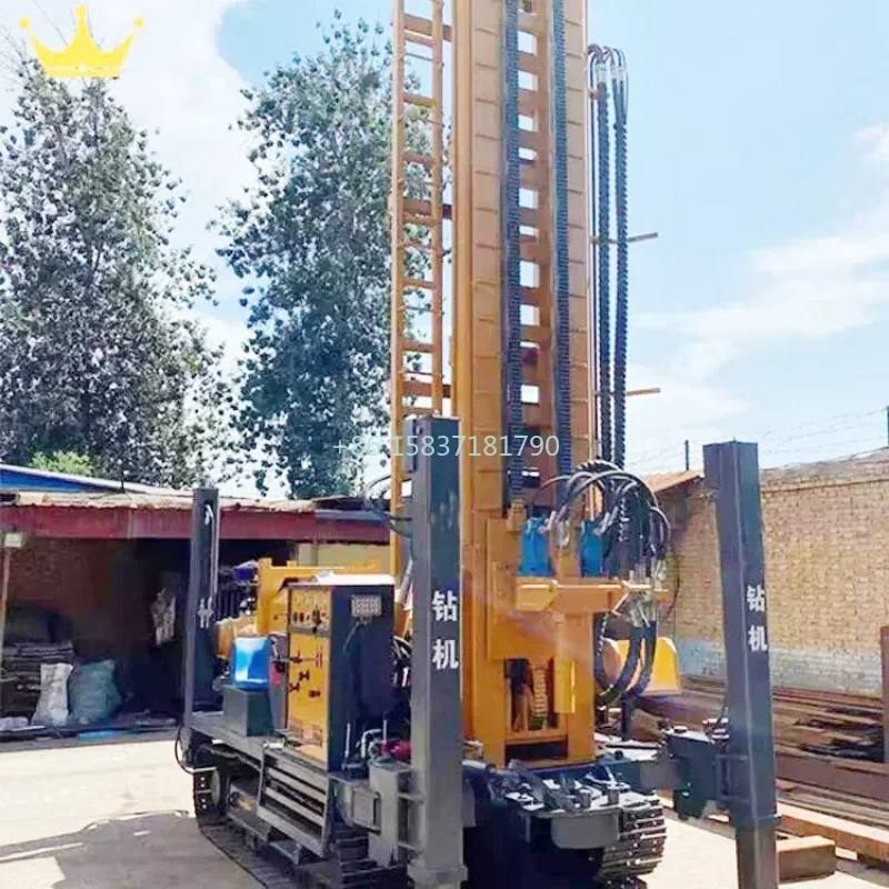 China Manufacturer Pneumatic Drilling Rig Machine Mutifunctional 180 Meter 100m Drill Rig Machine for Water Wells Drill Rig