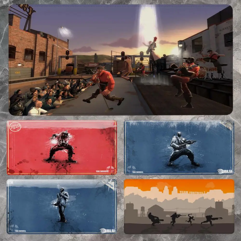

T-Team Fortress 2 Mouse Pad 90x40CM Non-slip Gaming Mousepad Gamer E-Sports Mouse Mat Game Mechanical Keyboard XXL Desk Mat